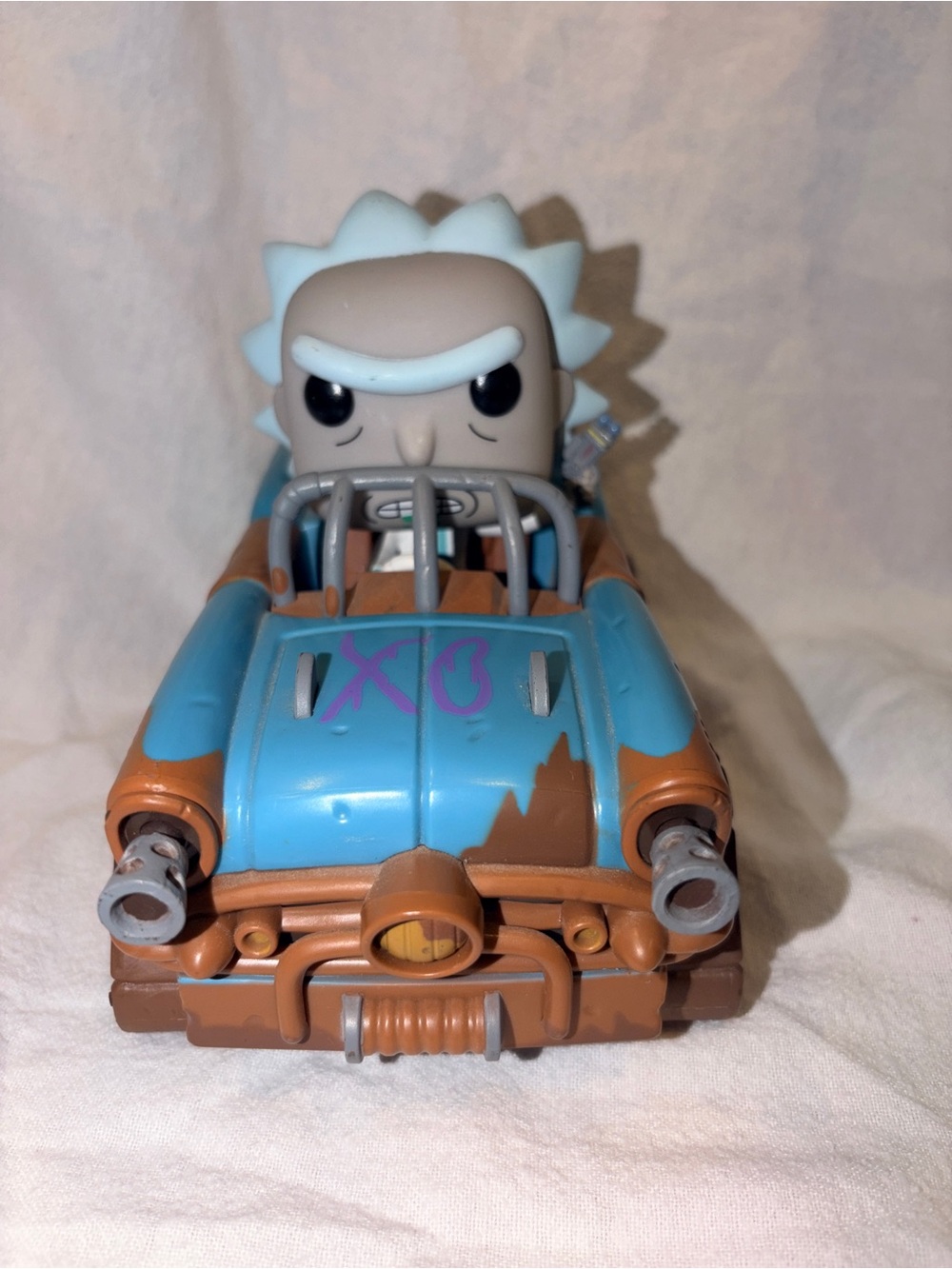 Rick and Morty Rick Sanchez Off-Road Tracked Vehicle Toy Figure